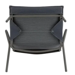 LaFuma Sedie E Sdraio*Poltrona Bassa imbottita VENCE LFM5347 Dark Grey/Titane