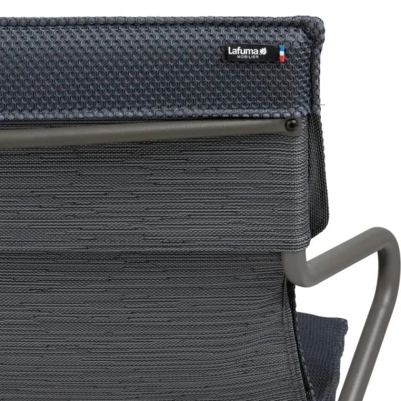 LaFuma Sedie E Sdraio*Poltrona Bassa imbottita VENCE LFM5347 Dark Grey/Titane