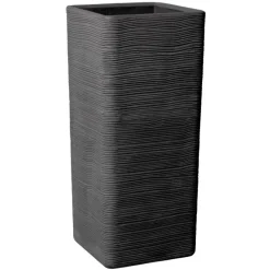 Vasar Vasi Quadrati In Resina|Vasi In Resina*Portavaso Shabby Quadro Alto