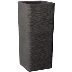 Vasar Vasi Quadrati In Resina|Vasi In Resina*Portavaso Shabby Quadro Alto