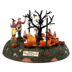 Lemax Scene Halloween|Scene Natalizie*Pumpkin Patch Train B/O 4.5V Cod. 34061