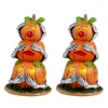 Lemax Accessori|Accessori*Pumpkin Snowmen Set Of 2 Cod. 34073