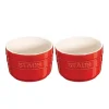 Staub Mini Cocotte E Ramekin*Ramekins 8 cm Rossa in Ceramica