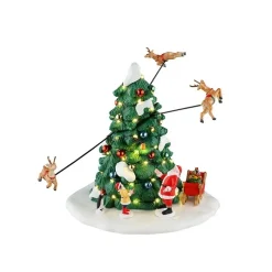 Lemax Scene Natalizie|Novità Lemax Natale 2025*Reindeer Races B/O 4.5V Cod. 54455