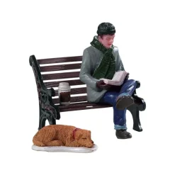 Lemax Personaggi|Lemax Best Buy*Relaxing Day, Set Of 2 Cod. 92777