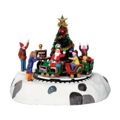 Lemax Personaggi|Scene Natalizie*Santa's Kiddie Train B/O 4.5V Cod. 34631