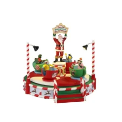 Lemax Scene Natalizie|Novità Lemax Natale 2025*Santa's Peppermint Teacup Spinner B/O 4.5V Cod. 54446