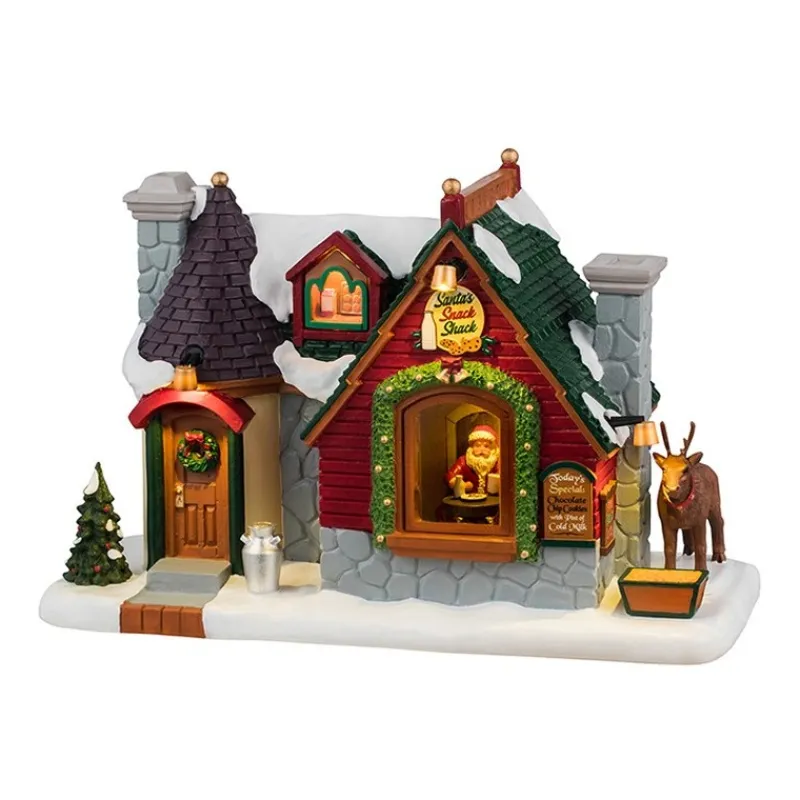 Lemax Edifici Illuminati*Santa'S Snack Shack, With 4.5V 100Ma Adaptor Cod. 45271