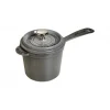 Staub Pentole E Tegami*Sauce Pan Rotonda 14 cm Grigio Graphite in Ghisa