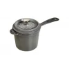 Staub Pentole E Tegami*Sauce Pan Rotonda 18 cm Grigio Graphite in Ghisa