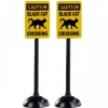 Lemax Accessori|Accessori*Scary Road Signs Set Of 2 Cod. 04712
