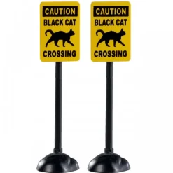Lemax Accessori|Accessori*Scary Road Signs Set Of 2 Cod. 04712