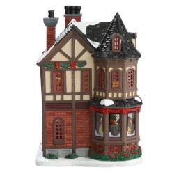 Lemax Prodotti Fuori Catalogo|Edifici E Giostre In Movimento*Scrooge's Manor con Alimentatore 4.5V Cod. 75191