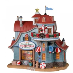 Lemax Edifici Illuminati*Seaside Santa Xmas Shoppe B/O 4.5V Cod. 25909