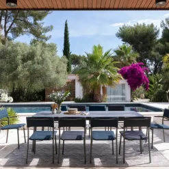 LaFuma Tavoli E Sedie Da Giardino O Terrazzo|Tavoli E Sedie Da Campeggio*Sedia Impilabile con Braccioli ORON LFM5273 Dark Grey