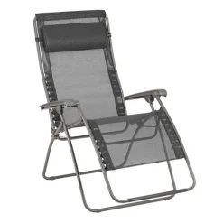 LaFuma Sedie E Sdraio*Sedia Poltrona Reclinabile Sdraio RSXA CLIP XL LFM2057 Black