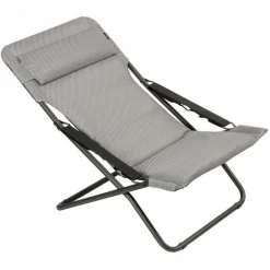 LaFuma Sedie E Sdraio*Sedia Sdraio TRANSABED Be Comfort LFM2829 Silver