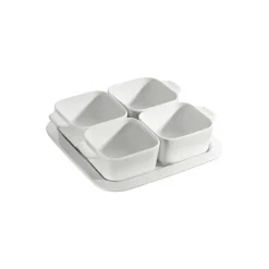 Staub Utensili E Accessori*Set Aperitivo 19 x 19 cm Bianco Set di 5 in Ceramica