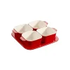 Staub Utensili E Accessori*Set Aperitivo 19 x 19 cm Rosso Set di 5 in Ceramica