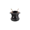 Staub Set Fonduta E Crepiere*Set Fonduta Gourmet 16 cm Nero in Ghisa