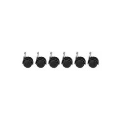 Veca Accessori Vasi|Fioriere In Plastica*Set 6 Ruote per Fioriera Anthea 100