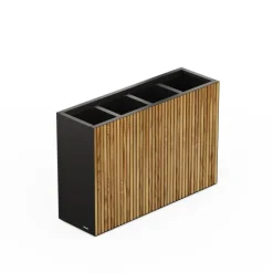 Herstera Fioriere In Metallo Herstera*Sistema di Irrigazione Automatica per Fioriera in Metallo DECO DIVIDER 120x40x80 cm