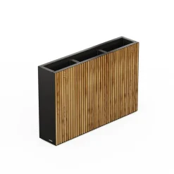 Herstera Fioriere In Metallo Herstera*Sistema di Irrigazione Automatica per Fioriera in Metallo DECO DIVIDER 120x25x80 cm