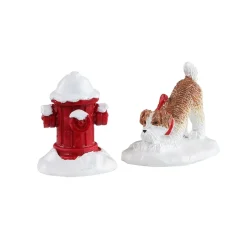Lemax Personaggi|Accessori*Snow Hydrant Set Of 2 Cod. 14860