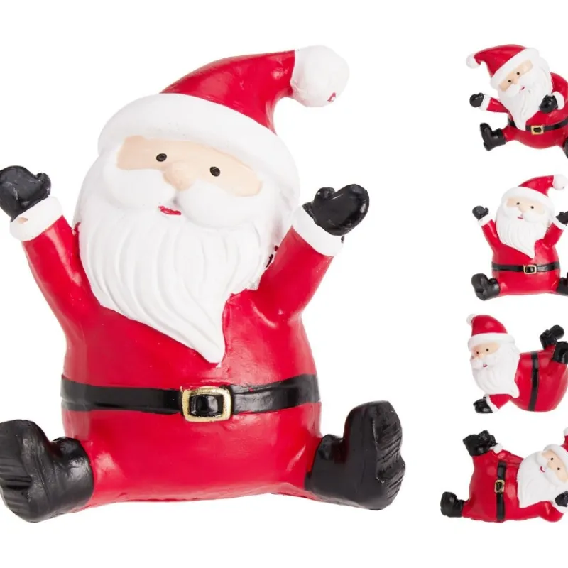 Koopman Complementi D'Arredo*Statuina di Babbo Natale 6x4x6 cm. Pezzo Singolo