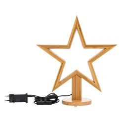Lotti Luci Di Natale|Luci Di Natale*Stella con Base H35cm LED BIANCO CALDO