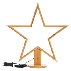 Lotti Luci Di Natale|Luci Di Natale*Stella con Base H55cm LED BIANCO CALDO