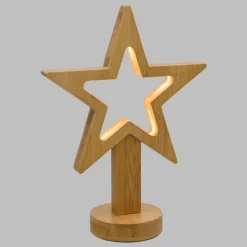 Lotti Luci Di Natale|Luci Di Natale*Stella con Base H25cm LED BIANCO CALDO
