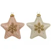 Kaemingk Addobbi Per Albero Di Natale|Palline Di Natale*Stella con Glitter. Pezzo Singolo