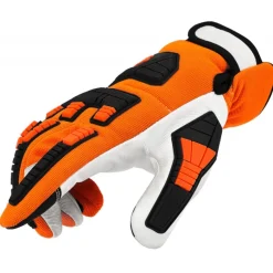 Stocker Stocker Shop|Accessori Giardino*Guanti anti-taglio per motosega 10/L arancione, in pelle