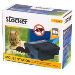 Stocker Protezione*Mouse Station Contenitore esche topicide 23 x 18 x h9,5 cm