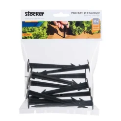 Stocker Protezione*Picchetti di fissaggio in plastica 11,5 cm 10 pz/conf