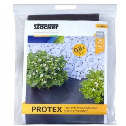 Stocker Protezione*Protex Telo per pacciamatura nero 0,80 x 5 m 50 gr