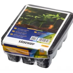 Stocker Protezione*Semenzaio in plastica Set 6 x 12 vasetti ric. per Art. 9622 9623
