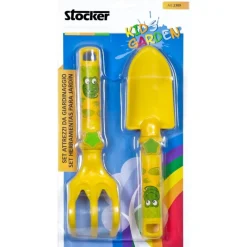 Stocker Kids Garden*Set attrezzi giardinaggio giallo KIDS GARDEN
