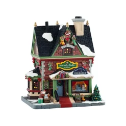 Lemax Edifici Illuminati|Novità Lemax Natale 2025*Stocking Stuffer Gifts con Alimentatore 4.5V Cod. 55334