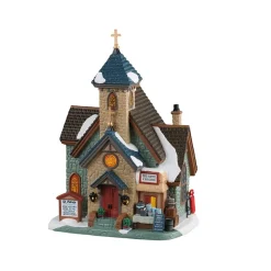 Lemax Edifici Illuminati*St. Patrick'S Food Pantry & Soup Kitchen B/O 4.5V Cod. 15786
