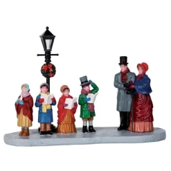 Lemax Personaggi|Scene Natalizie*Street Lamp Serenade Cod. 63272