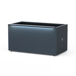 Herstera Fioriere In Metallo Herstera*Supporto Magnetico per Luci colore Antracite per Fioriere da da 100 cm