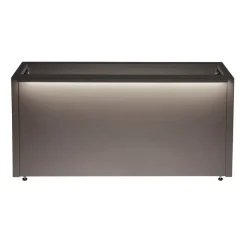 Herstera Fioriere In Metallo Herstera*Supporto Magnetico per Luci colore Grigio Scuro per Fioriere da 100 cm