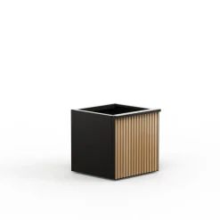 Herstera Fioriere In Metallo Herstera*Supporto Magnetico per Luci colore Antracite per Fioriere DECO 50x7x3cm