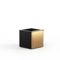 Herstera Fioriere In Metallo Herstera*Supporto Magnetico per Luci colore Antracite per Fioriere DECO 50x7x3cm
