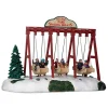 Lemax Scene Natalizie|Edifici E Giostre In Movimento*Swing Boats B/O 4.5V Cod. 64063