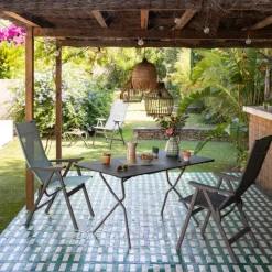 LaFuma Tavoli E Sedie Da Giardino O Terrazzo|Tavoli E Sedie Da Campeggio*Tavolo ANYTIME 140 x 80 cm LFM5106 Fusain