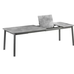 LaFuma Tavoli E Sedie Da Giardino O Terrazzo*Tavolo da giardino allungabile ORON 170/205x100 cm LFM5322 Ciment/Titane