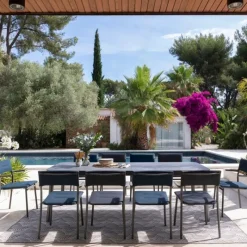 LaFuma Tavoli E Sedie Da Giardino O Terrazzo*Tavolo da giardino allungabile ORON 170/205x100 cm LFM5322 Fusain/Titane